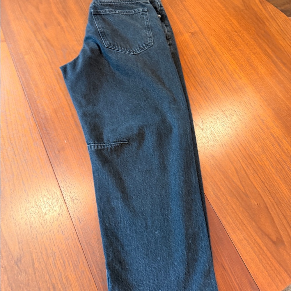 Madewell Black. Barrel Denim Jean Sz 29 - Picture 3 of 5